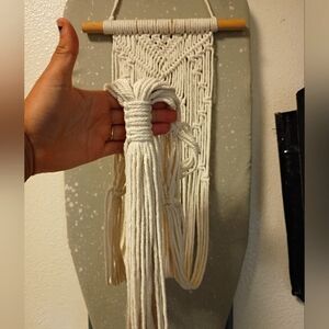 Handcrafted Cream Macrame Wall Hanging